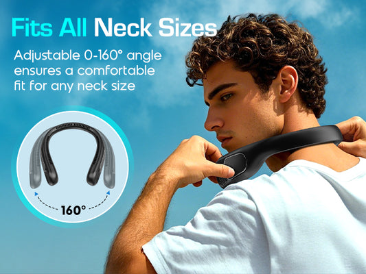 BreezeGo Neck Fan - Hands-Free Cooling Comfort