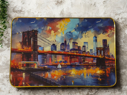 City of Lights - Painting (18X12 inch)
