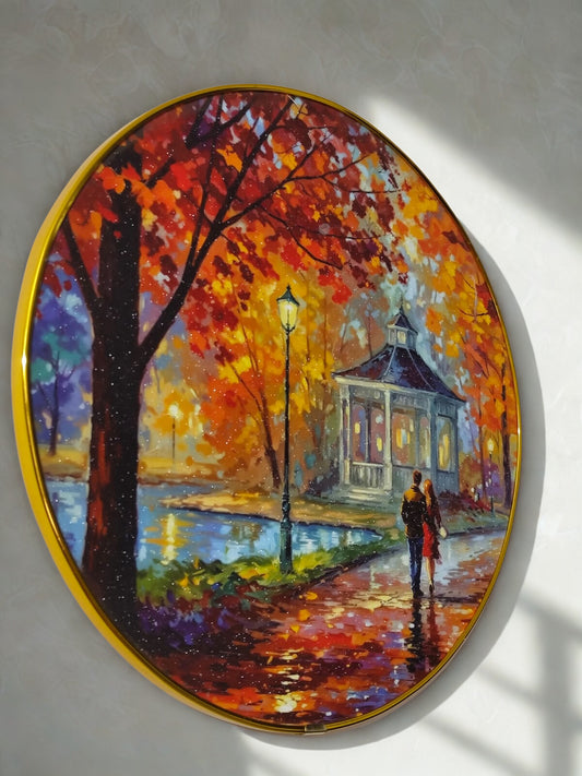 The Autumn Walk- Painting