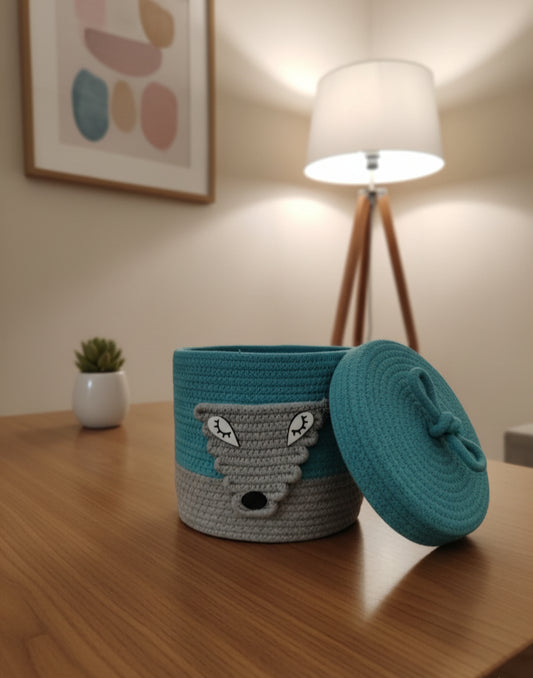 Wolfie - Handcrafted Storage Basket