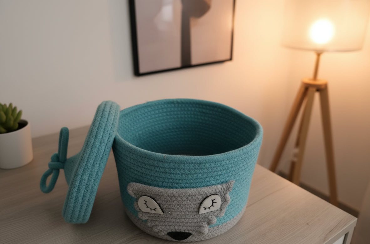 Wolfie - Handcrafted Storage Basket