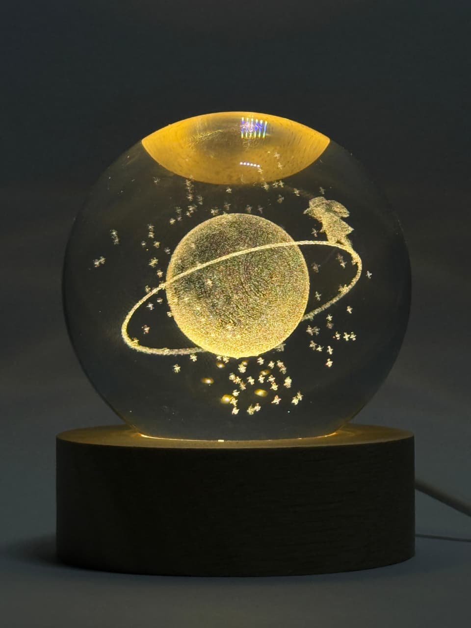 3D Crystal Ball Night Lamp
