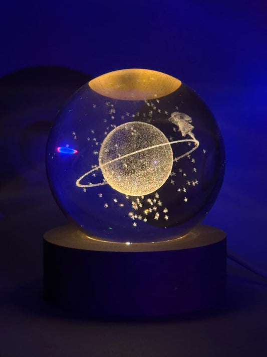 3D Crystal Ball Night Lamp