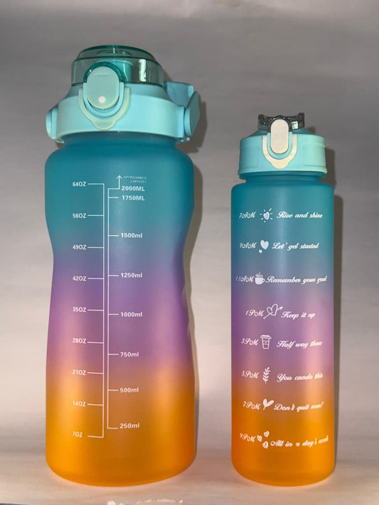 Home Accents 3-in-1 Water Bottle Set (2000ml+900ml+300ml)