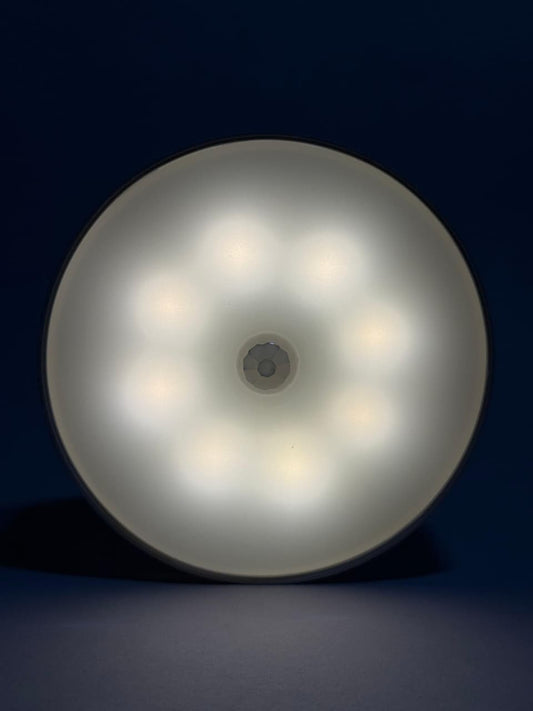 Round USB Rechargeable Motion Sensor LED Light