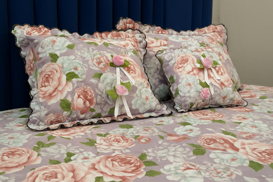 Elegant Flora - 5-Piece Bedding Set