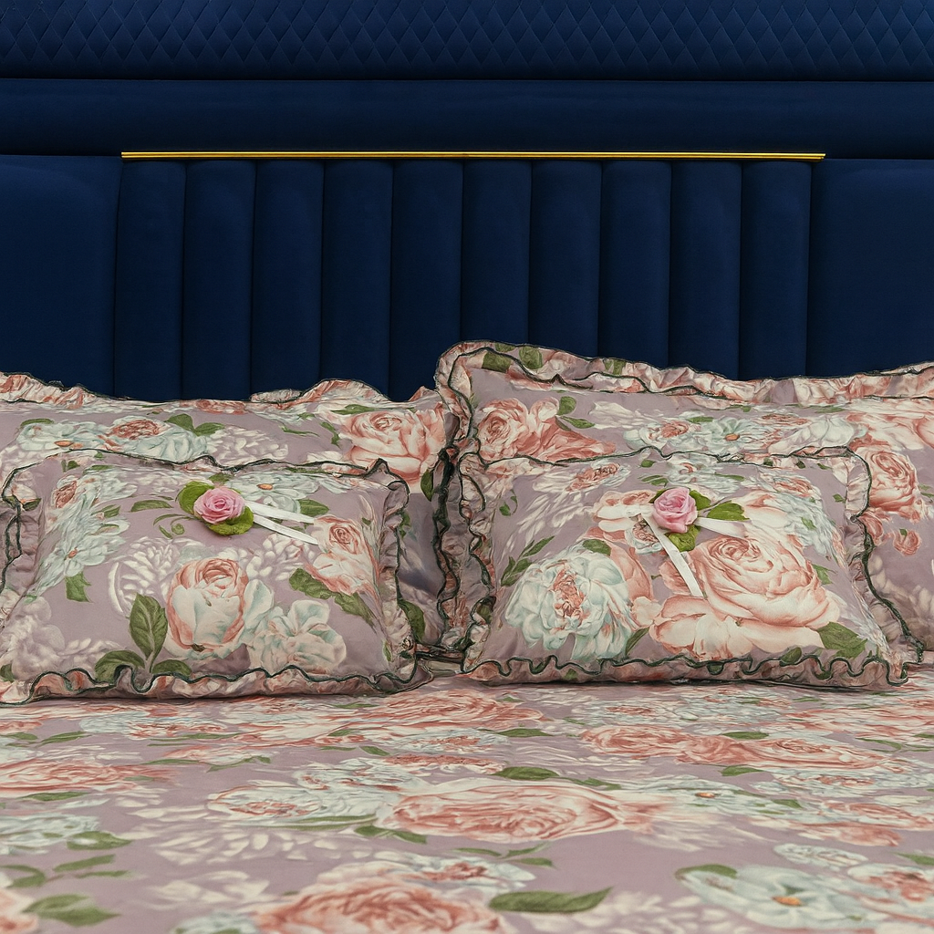Elegant Flora - 5-Piece Bedding Set