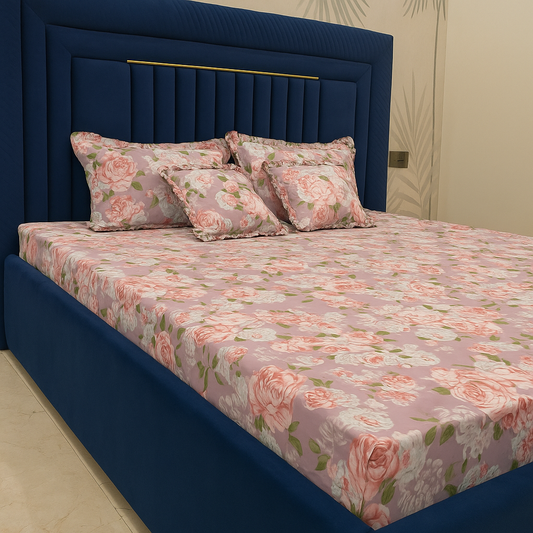 Elegant Flora - 5-Piece Bedding Set