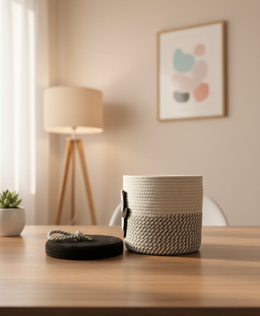 Panda Pal - Woven Storage Basket