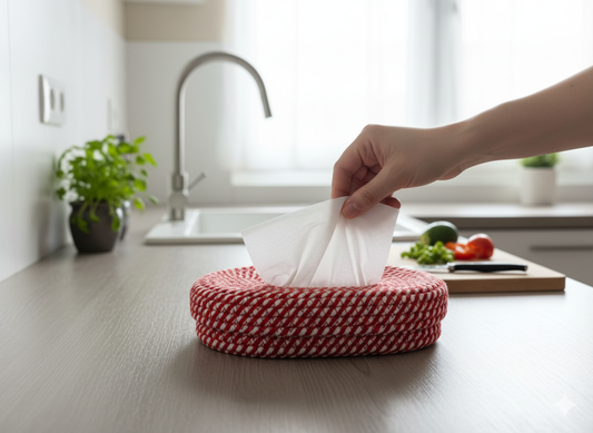 Handcrafted Tissue Holder (100 Pulls)