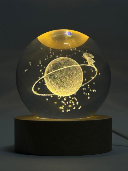 3D Crystal Ball Night Lamp