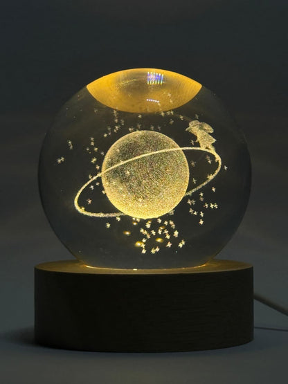 3D Crystal Ball Night Lamp