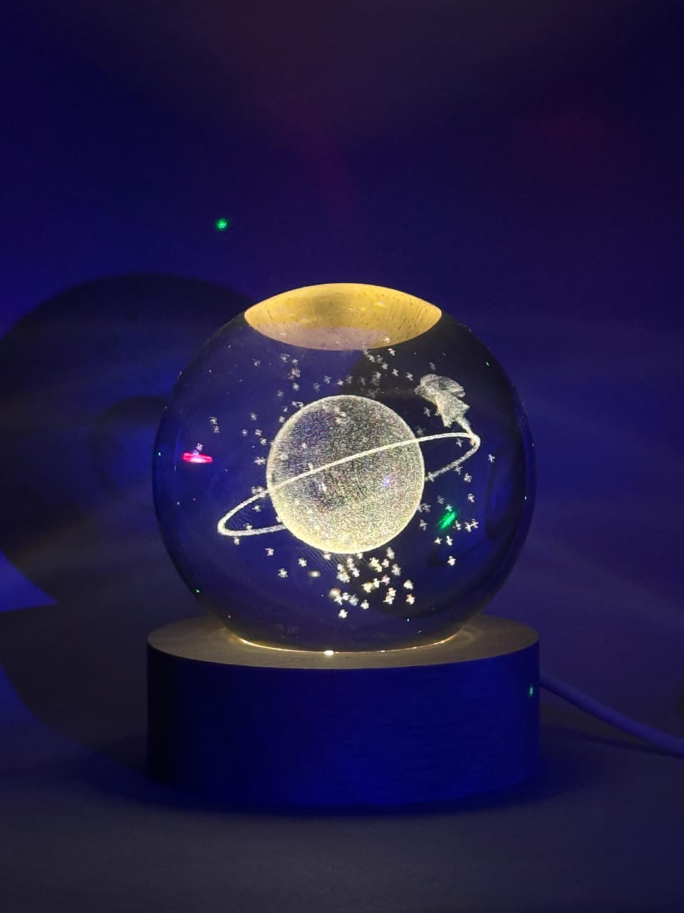 3D Crystal Ball Night Lamp