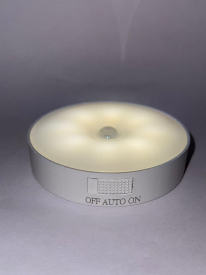 Round USB Rechargeable Motion Sensor LED Light