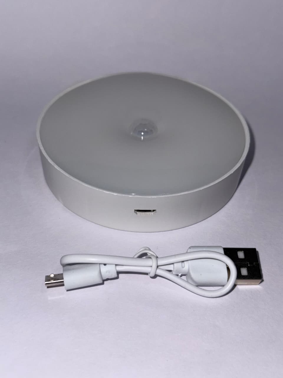 Round USB Rechargeable Motion Sensor LED Light