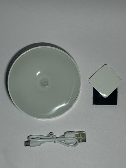 Round USB Rechargeable Motion Sensor LED Light