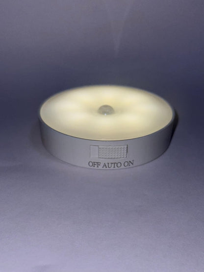 Round USB Rechargeable Motion Sensor LED Light