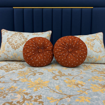 Golden Bloom - Luxury 5-Piece Bedding Set