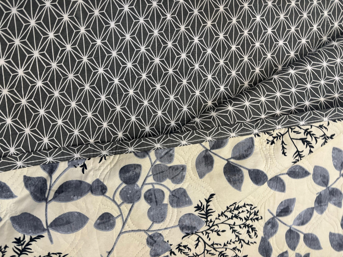 Midnight Bloom Comforter Set (Reversible)